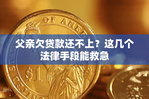 北京父亲欠贷款还不上？这几个法律手段能救急