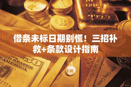 北京借条未标日期别慌！三招补救+条款设计指南